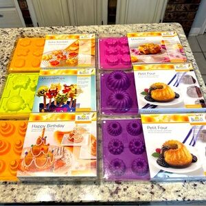 Birkmann Silicone Baking Molds Set – Brand New